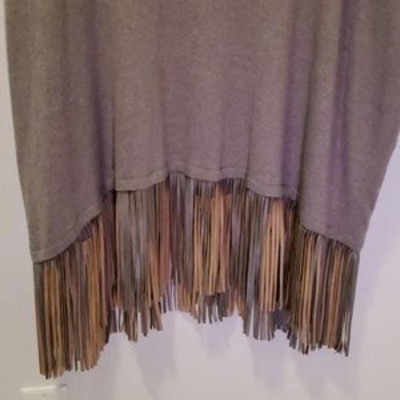 YaYa Jackets & Blazers - Yaya Poncho Fringe